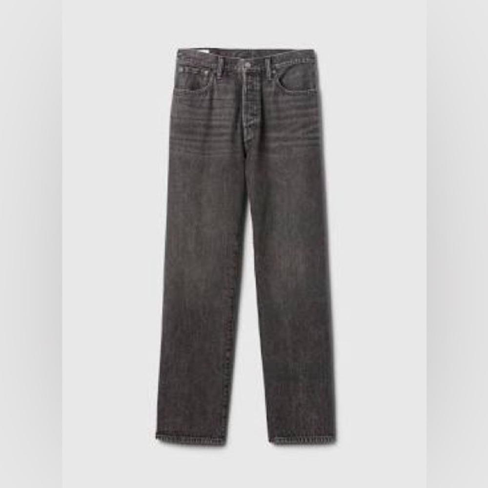 GAP 90’s Loose Organic Black Wash Jeans